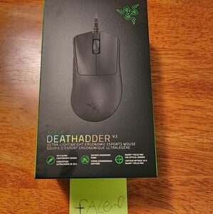 New Razer DEATHADDER V3 Wired Gaming Mouse Pro 30K Optical Sensor Gen 3